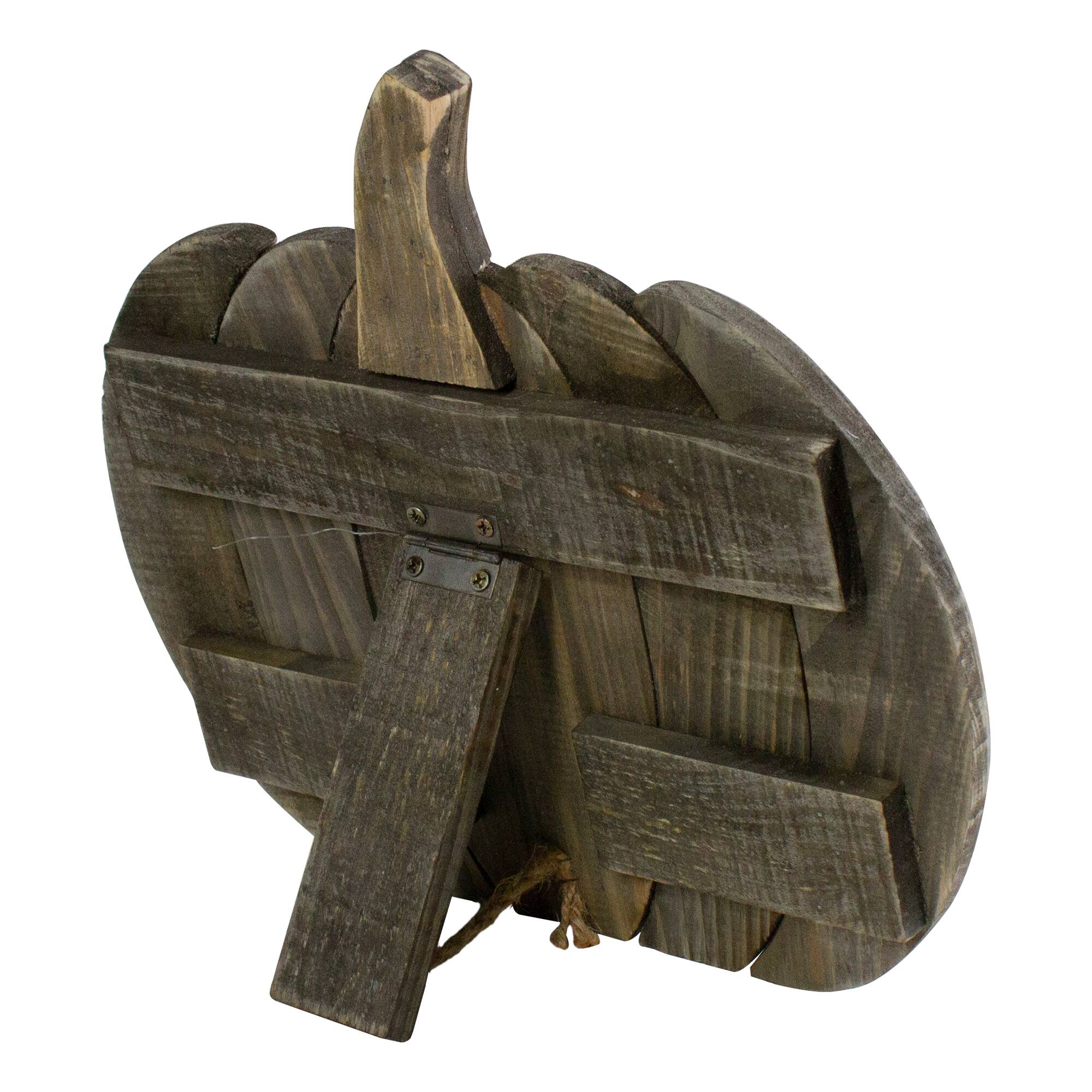 14" Blue & Brown Halloween Pumpkin Tabletop Decoration